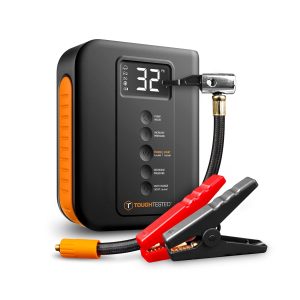 ToughTested - Vehicle Jump Starter with Air Pump Tire Inflator & Built-in Portable Charger Powerbank