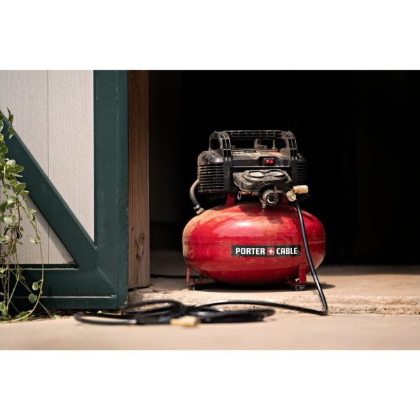 Porter-Cable C2002-ECOM 0.8 HP 6 Gallon Oil-Free Pancake Air Compressor - Image 6