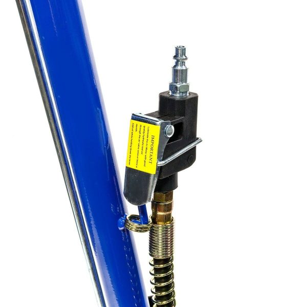 Pro-Series 22-Ton Air Hydraulic Floor Jack Car Wheel Floor Jack Capacity w/ (4) Extension Saddle Set, Blue - Image 7