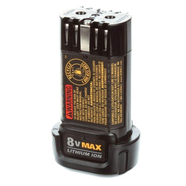 8V MAX Cordless Gyroscopic Screwdriver with Adjustable Handle, (2) 1.0Ah Batteries, Charger, and Bag DCF680N2 - Image 13