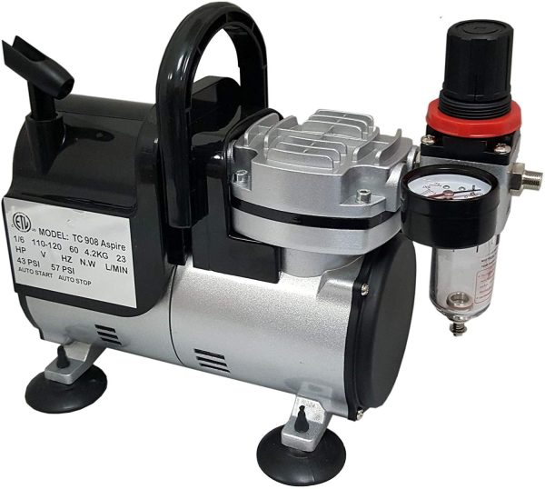 Badger Air-Brush Co. TC908 Aspire Compressor - Image 2