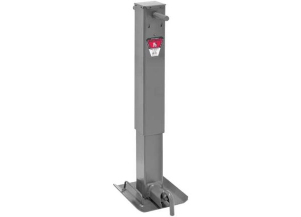 BULLDOG 182400 HD Square Trailer Jack, 12,000 lbs. Support Capacity, Sidewind, 12-1/2 Inch Travel, No Handle - Image 2