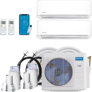 MRCOOL Multi-Zone DIY 2-Zone Ductless Heat Pump, White