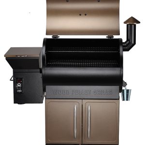 Z Grills ZPG-700D - Wood Pellet Grill and Smoker with Cabinet Storage 694 sq. in. - Bronze