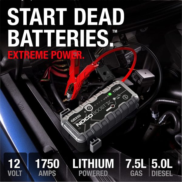 NOCO Boost X GBX55 1750A 12V UltraSafe Portable Lithium Jump Starter - Image 2