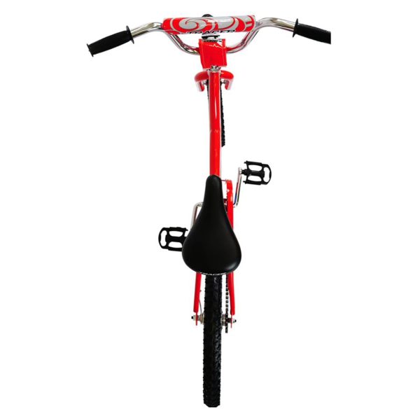 TRACER Logan 20 In Hi-Ten Steel Framed Freestyle BMX Beginners Bike, Red - Image 4