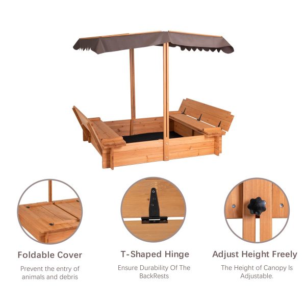 BIRASIL Sandbox Backyard Outdoor Natural - Image 4