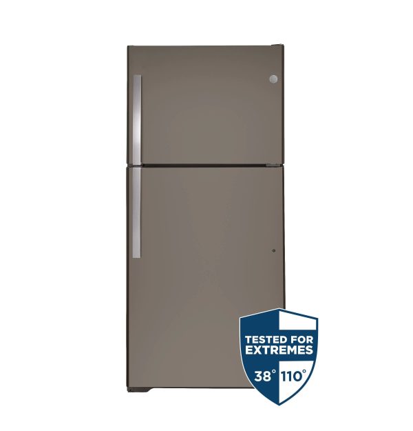 GE GTS22KMNRES 21.9 Cu. Ft. Slate Top Freezer Refrigerator - Image 5