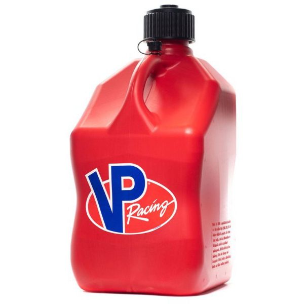 VP Racing Fuels 35160 Motorsport 5 Gallon Square Plastic Utility Jug Red w/ 14 Inch Deluxe Hose (4 Pack) - Image 6