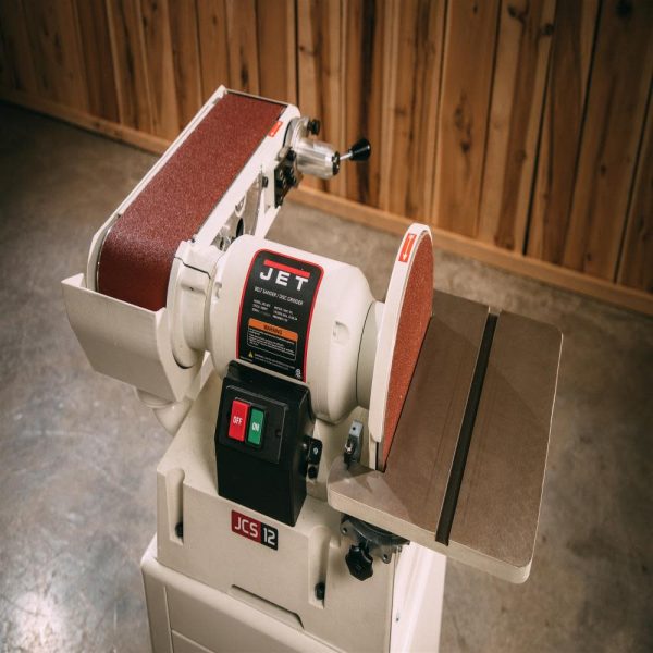 JSG-6DCK 6 In. x 48 In. Belt / 12 In. Disc Sander with Open Stand - Image 4