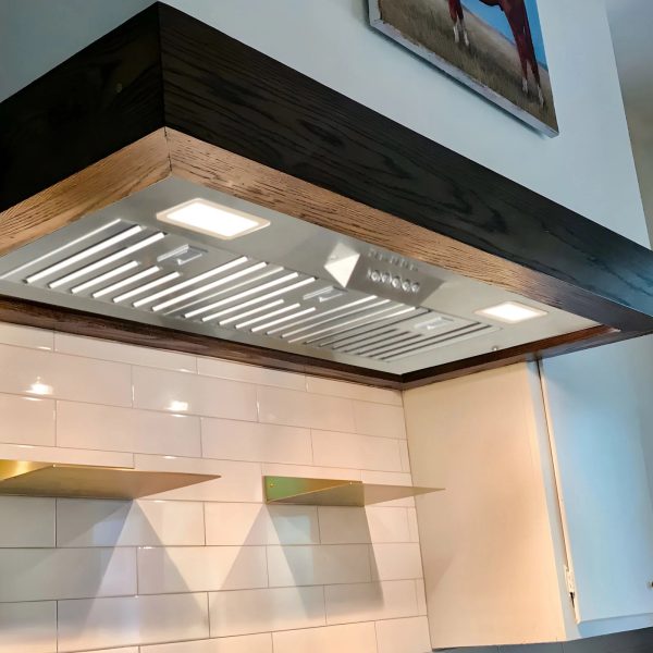 Range Hood, Ultra Quiet Stainless Steel Ducted Insert/Built-in Kitchen Vent Hood with Powerful Suction, LED Lights and Dishwasher Safe Filters, 3-Speed 600 CFM (36in Cold) - Image 9