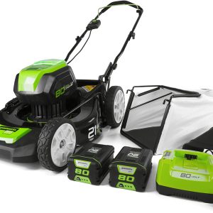 21-Inch 80V Lawn Mower, (2) 2Ah Batteries and Charger Included GLM801601