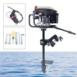4 Stroke 3.2KW Outboard Boat Motor Engine & Air Cooling System Heavy Duty