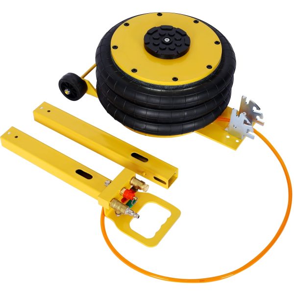 5T Triple Bag Air Jack ,Pneumatic Jack 3 bag ,lifting 16in capacity 5T 11000lbs,easy-collapsing Terrain,Color Yellow - Image 2