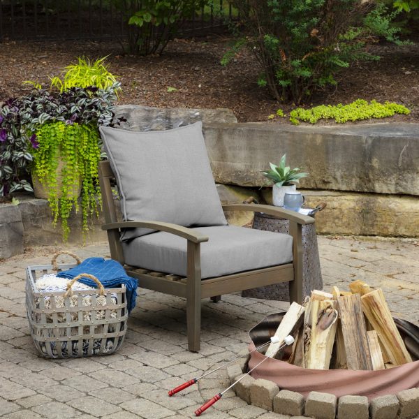 Arden Selections Performance Outdoor Deep Seating Cushion Set 24 x 24， Paloma Valencia - Image 2
