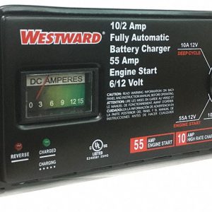 Westward Battery Charger,6/12V (A),55 A Start 1JYU8